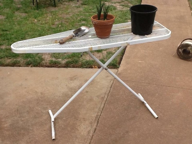 Heavy Duty Ironing Board Garden Potting Bench Plants Gumtree
