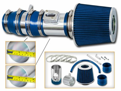 BLUE For 08-12 Accord & CrossTour 3.5 V6 TL Sport Ram Air Intake Kit +Filter