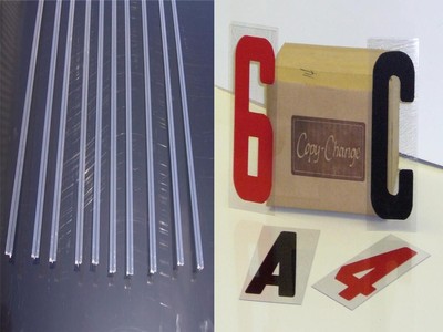 Marquee 6'' Condensed Letters & 10 Sign Track-Rail Kit