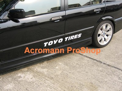 2x 15 38 1cm Toyo Tires Fender Bonnet Window Decal Sticker T1r Proxes Wheel Jdm Laservisionthai Vehicle Parts Accessories Motors