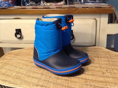 CROCS CHILDREN'S JUNIOR SHOES CROCBAND LODGE POINT BOOT