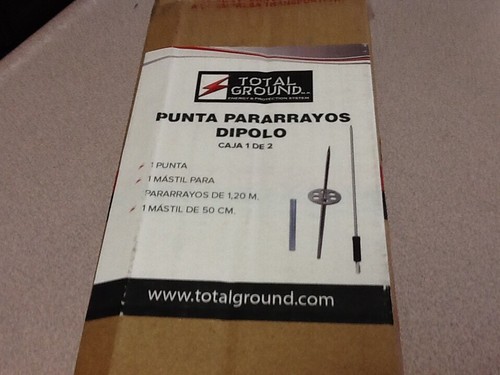 Total Ground Tgtdpc Lighting Ground Rod With Punta Tipo Dipolo