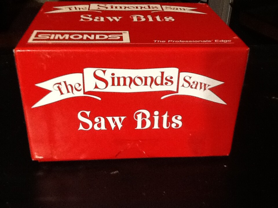 Simone's Saw Bits 100ct. 2-1/2 8/9 9/32 Stand All Made In USA