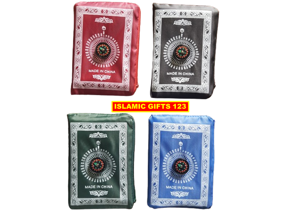 [2] Pocket Prayer Mat Islamic Prayer Rug Islamic wedding favor Ramadan Decor EID