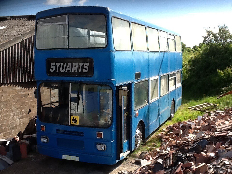 Double decker bus for conversion into AMAZING SPACES for sale DELIVERED