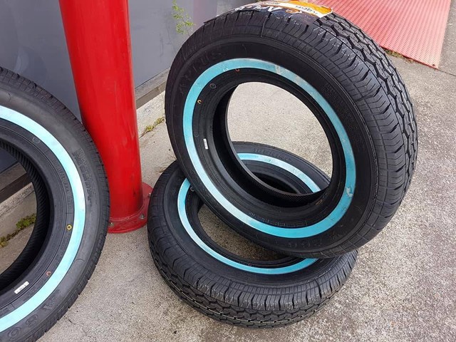 185R14C A-PLUS WHITE WALL TYRES $80.00 EACH BRISBANE! | Wheels, Tyres