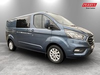2022 Ford Transit Custom 2.0 EcoBlue 130ps Low Roof D/Cab Limited Van Crew Bus D