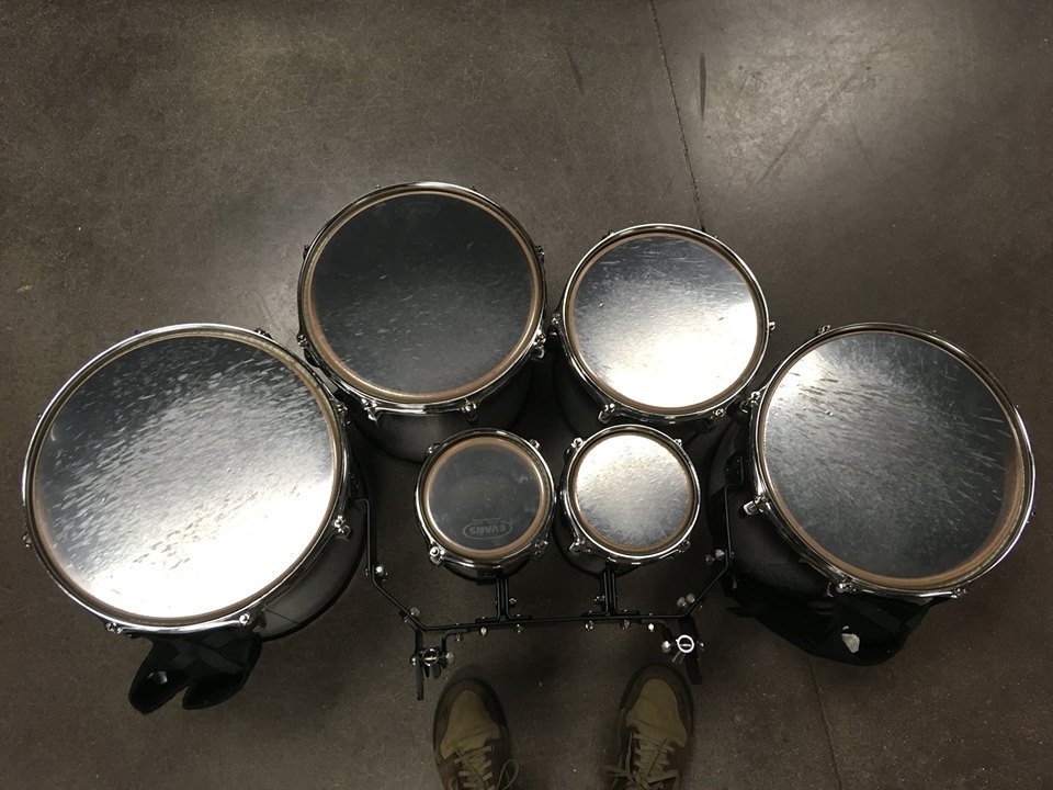 Pearl Championship Carbon Core Marching Tenors Quads 6/6/10/12/13 Drums