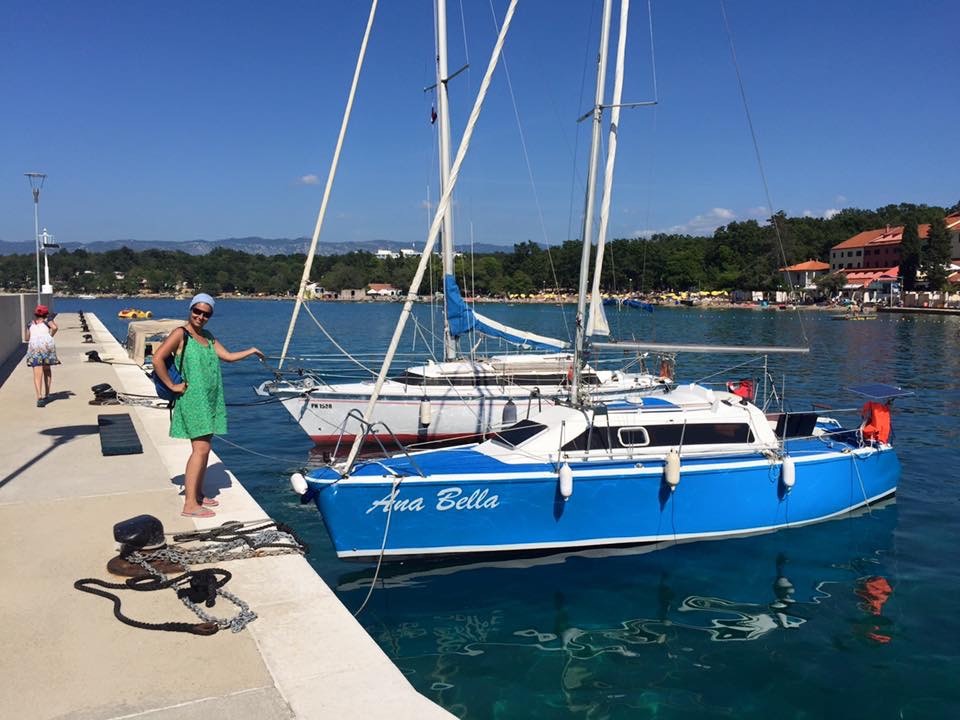 As new Landi 28 trailer sailboat with free mooring and parking in Greece