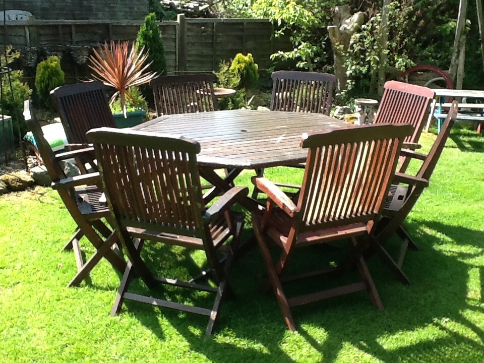 8 seater garden table and chairs in Telford, Shropshire Gumtree