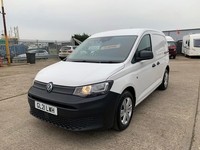 2021 VOLKSWAGEN CADDY C20 2.0 TDI 102PS COMMERCE SWB PANEL VAN IN WHITE
