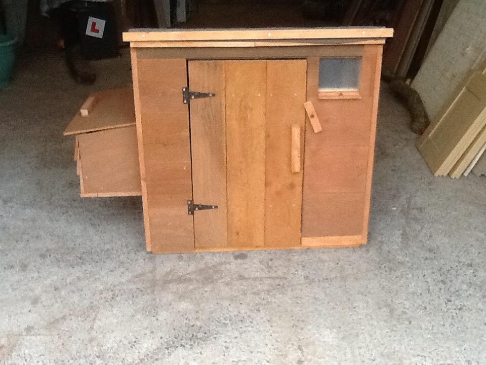 New wooden chicken coop in Carmarthen, Carmarthenshire 