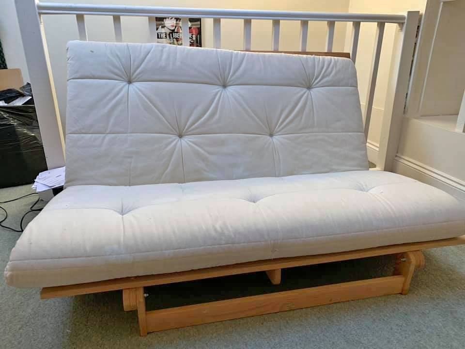 Wooden futon sofa bed in Hillingdon, London Gumtree