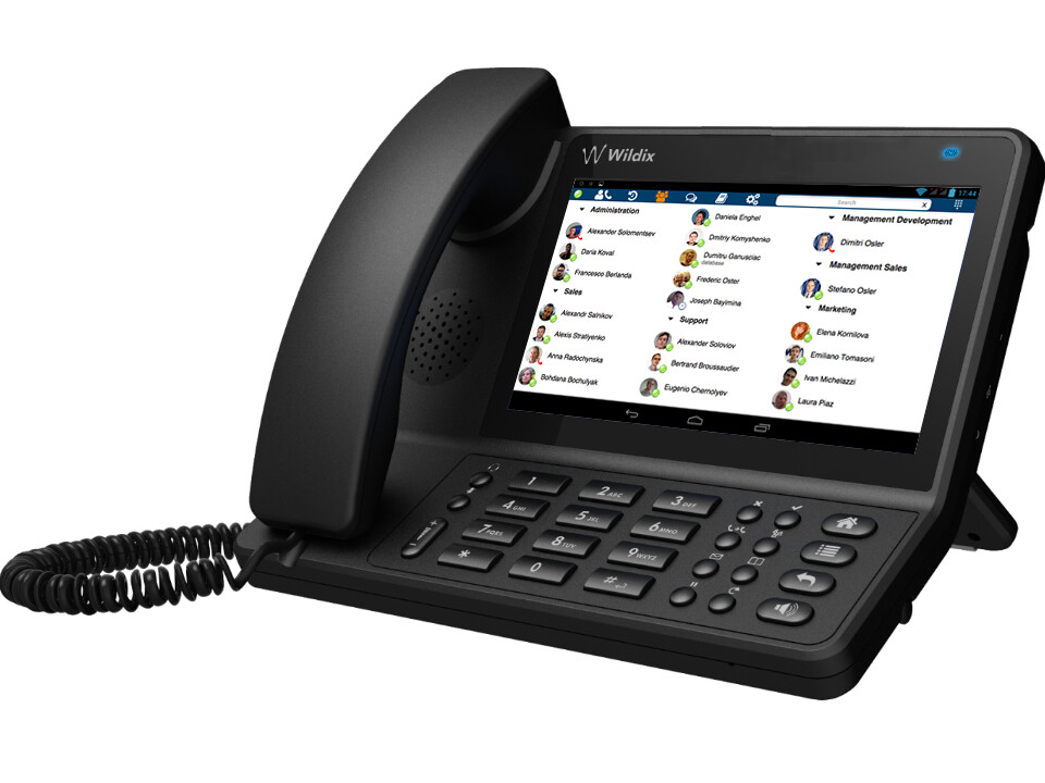 Wildix-WP600A  VOIP-Komfort-Telefon mit 7