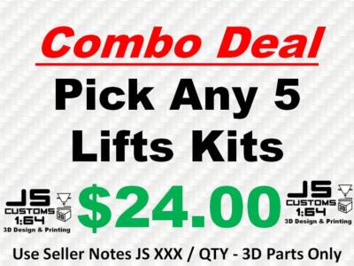 Hot Wheels - Lift Kit System - 2020 Toyota Tacoma - Parts Only - Add on options