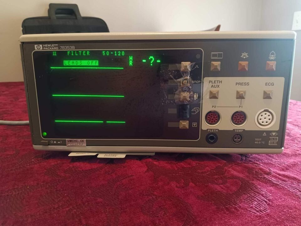 【希少品】 聴診器 ヒューレットパッカード HEWLETT PACKARD hp Hewlett Packard 78353B Patient Monitoring System (vintage