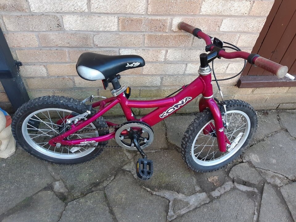 Kona Kids Children Bike For 46 Year Old Boy or Girl ( 16" Wheels
