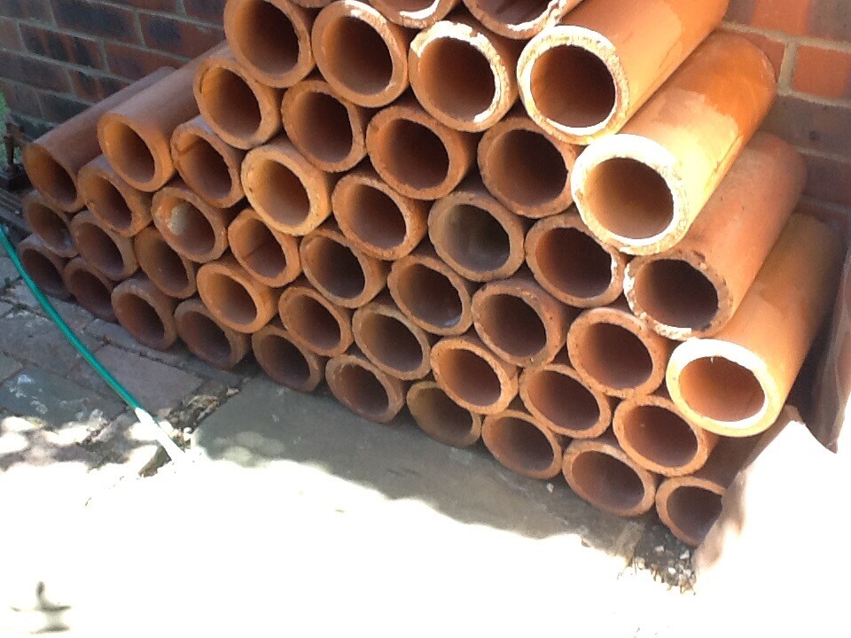 Terra cotta drainage pipes in Dorking, Surrey Gumtree