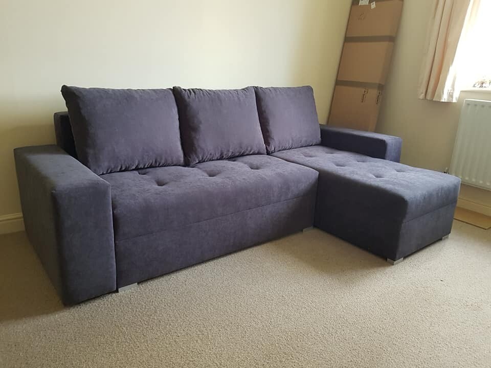 New corner sofa bed with storage and sleeping function | in Portsmouth