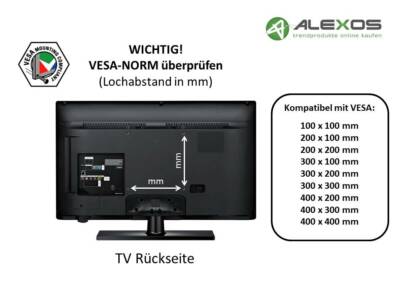 TV Fernseher Wandhalterung A66 für SAMSUNG 55 Zoll GQ55Q950RGTXZG und UE55RU7179