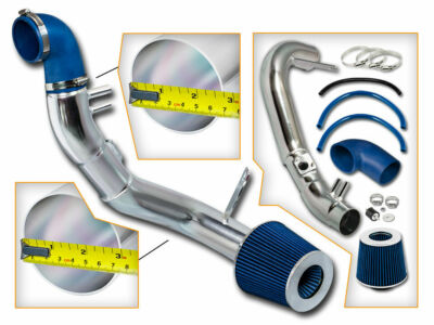 3" BLUE Cold Air Intake + Filter For 06-11 Civic Si Coupe/Sedan 2.0L L4