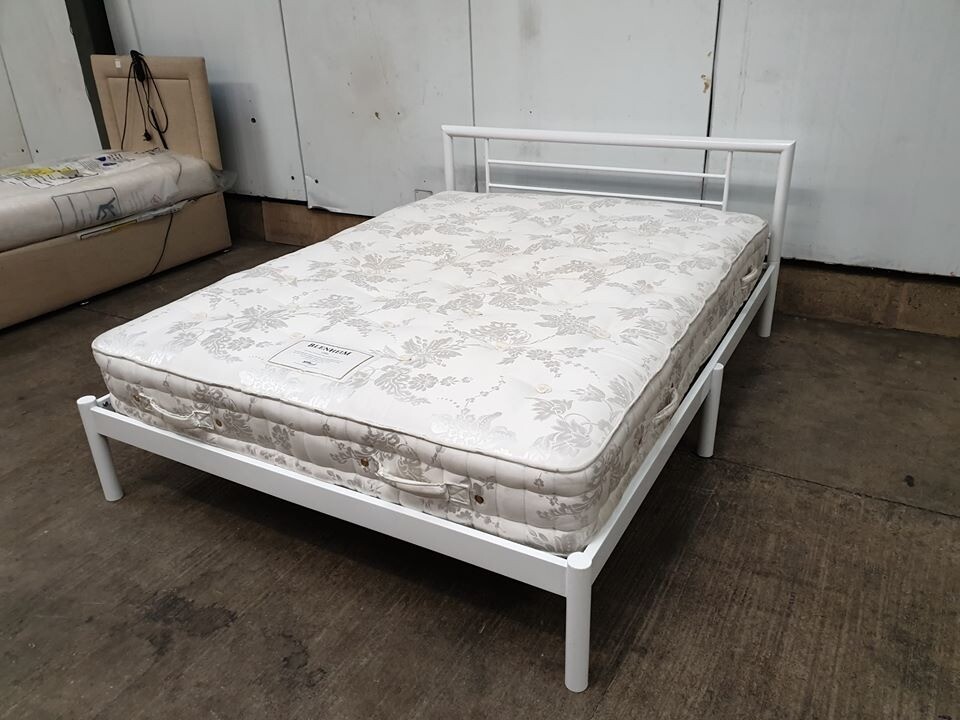 KING SIZE 5FT Bed Frame & Mattress Used Furniture in