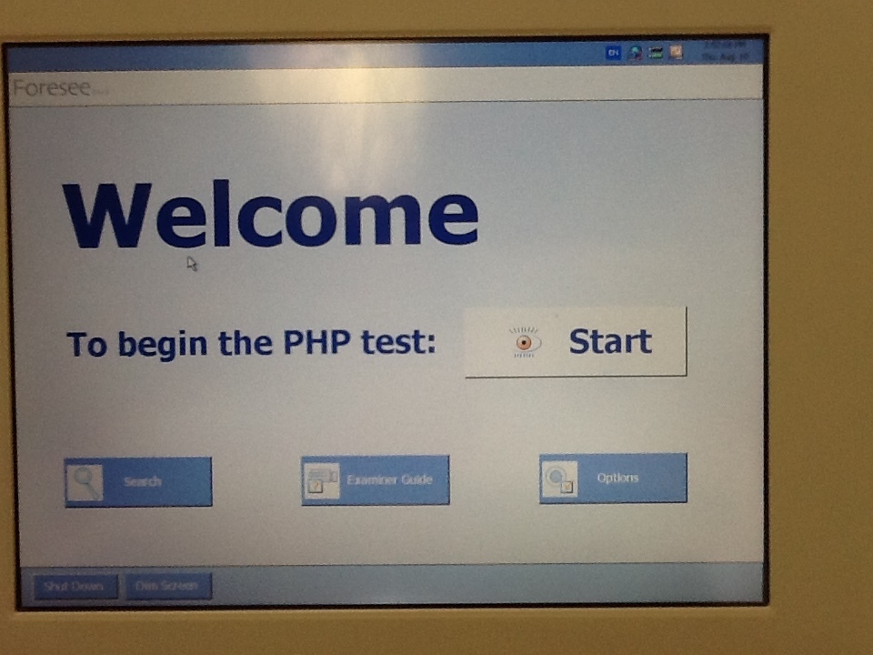 Notal Vision Foresee PHP Preferential Hyperacuity Perimeter Monitor