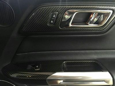 Details About Carbon Fiber Interior Inner Door Handle Cover Fit Ford 2015 17 Mustang Gt 500