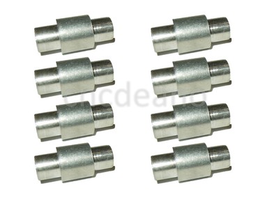 BEST QUALITY ALLOY LONG SLEEVE INLINE SKATE BEARING SPACERS FOR 608 - 6mm AXLES 