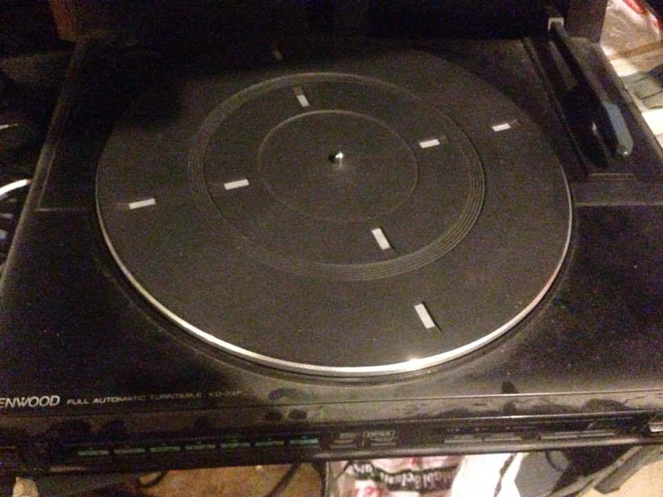 Vintage Kenwood Direct Drive Turntable KD-74F