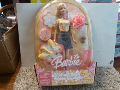 Barbie Spring Scene Doll with Accessories 2005 Mattel #H8252 NRFB