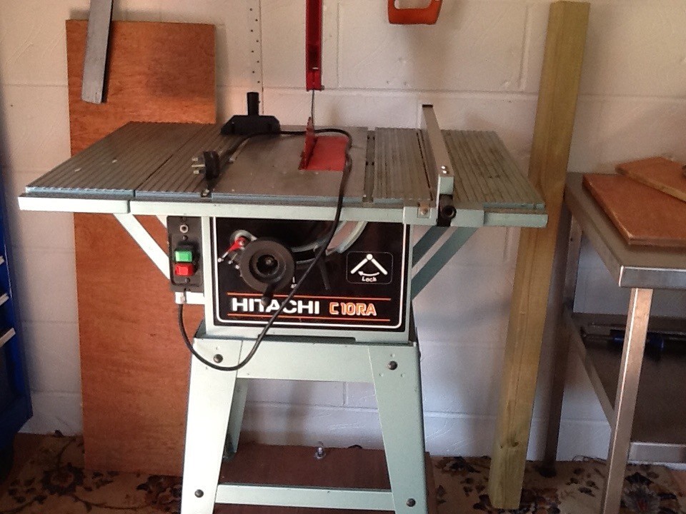 Hitachi Table saw Model 10 RA used on stand in StokeonTrent