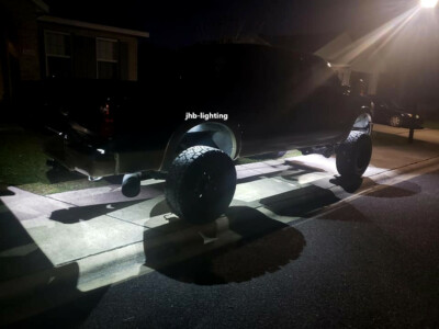 JHB Brightest Pure WHITE 16Pods Set Trucks Sandtoys Undercar LED Rock Lights KIT