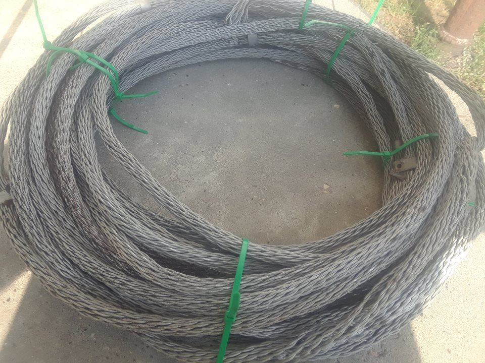 Aluminum Lightning Rods Short Roof Mount Vintage  with cable