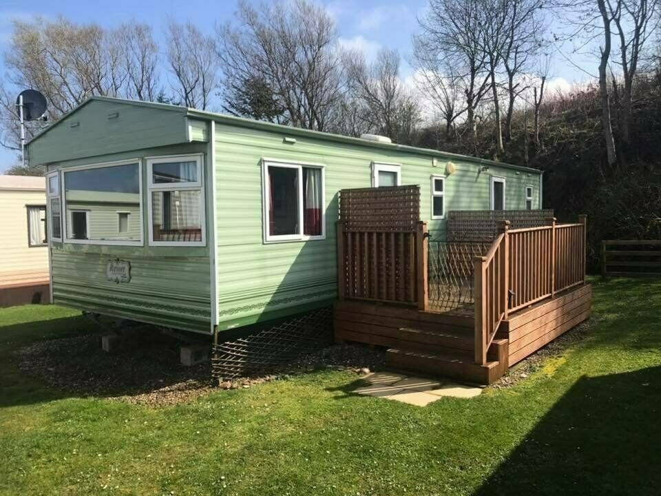 static caravan for sale on 4* site in Scottish borders in Eyemouth