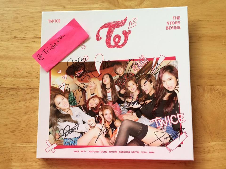 Twice The Story Begins 1st Mini Album Signed By All Members Authentic Mwave Kpop