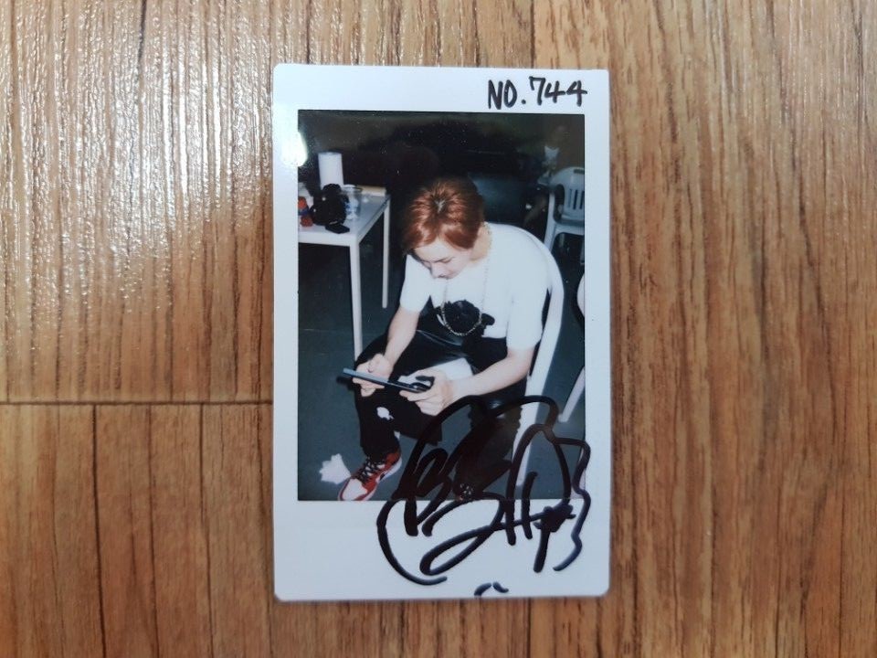 Bts Bangtan Boys Dark Wild Real Polaroid Autographed Hand Signed J Hope