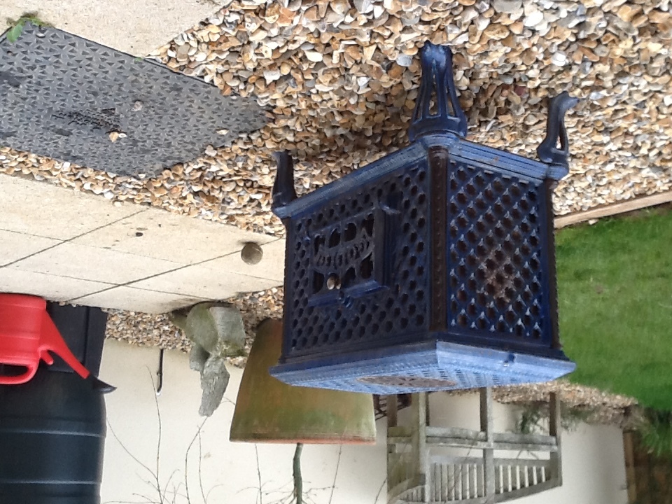 Godwin Chaufette enamel cast iron wood burning stove ...