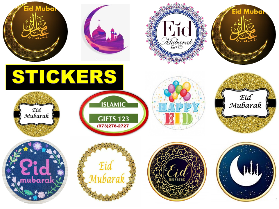 EID stickers Eid Favor Eid Gifts (200+) EID Mubarak Islamic Gifts Ramadan Decor 