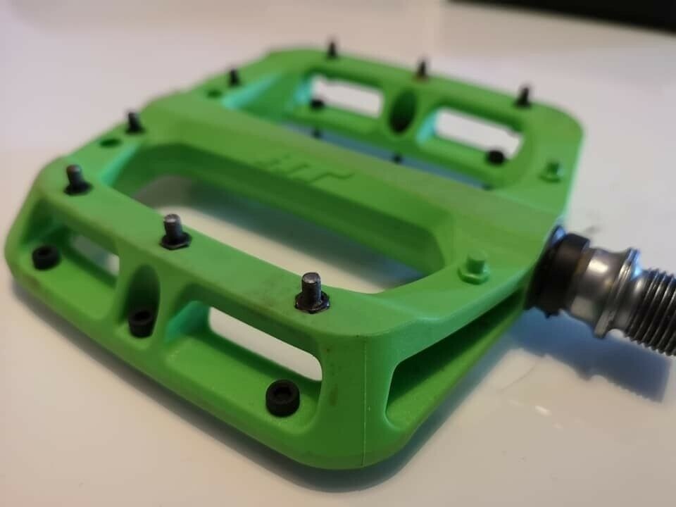 lime green mtb pedals