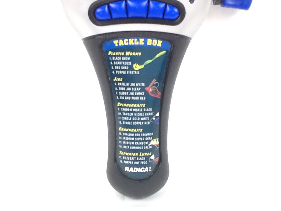 Vintage, Radica Lunker, Hand Held, Bass Fishing, Electronic Fishing Game.