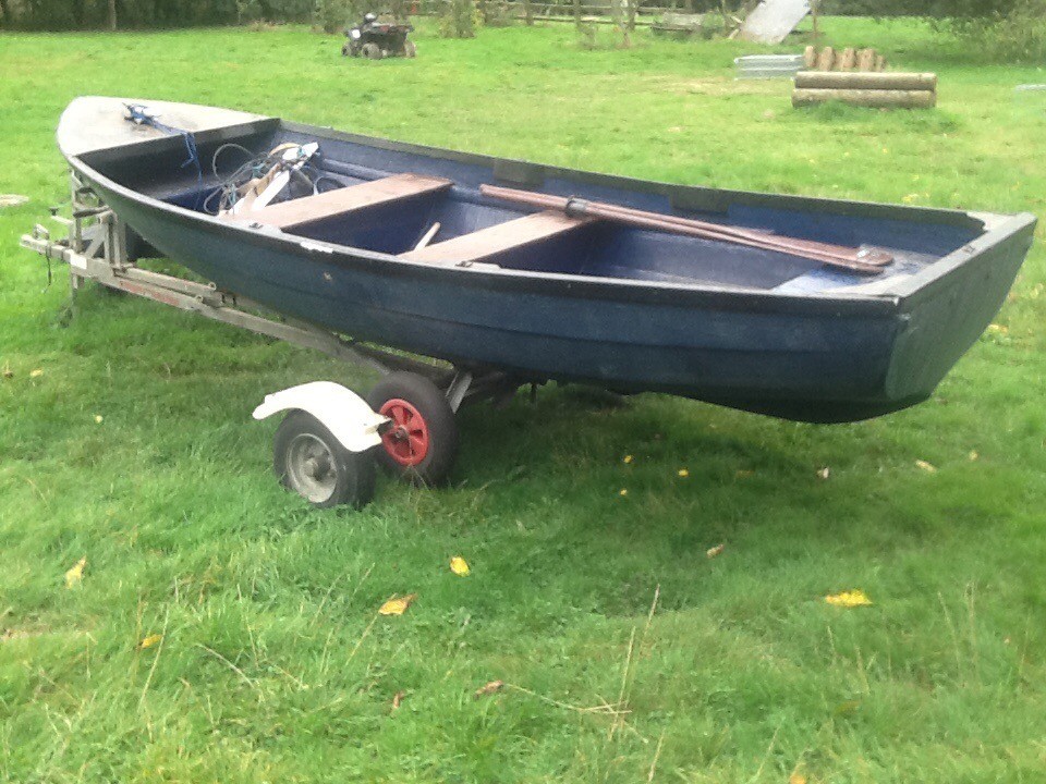 Fishing boat.double rowing boat.13 foot.two seagull outboards.two
