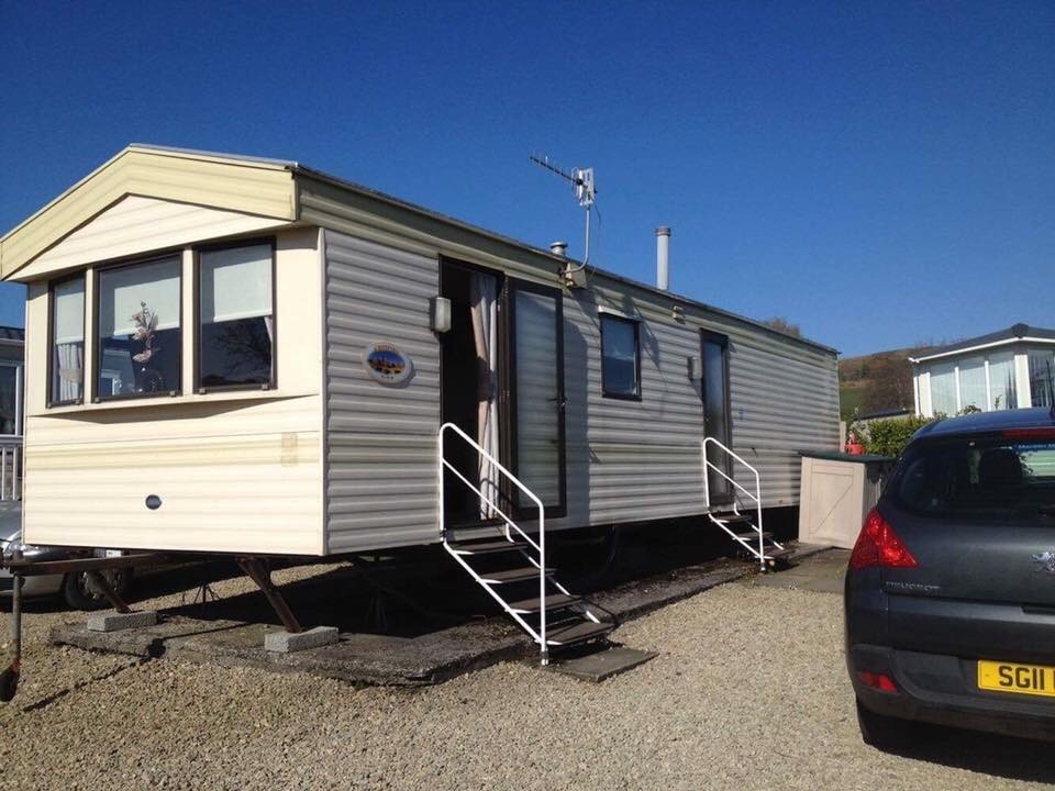 8 berth caravan for rent at Wemyss Bay caravan park in Greenock