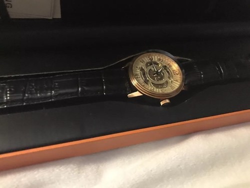 Stuhrling Automatic Original Watch Authentic Leather 90050 Water Resistant