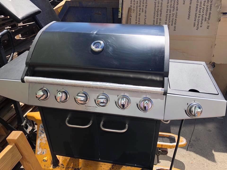 Premium 6 Burner Gas BBQ with Side Burner in Somercotes, Derbyshire