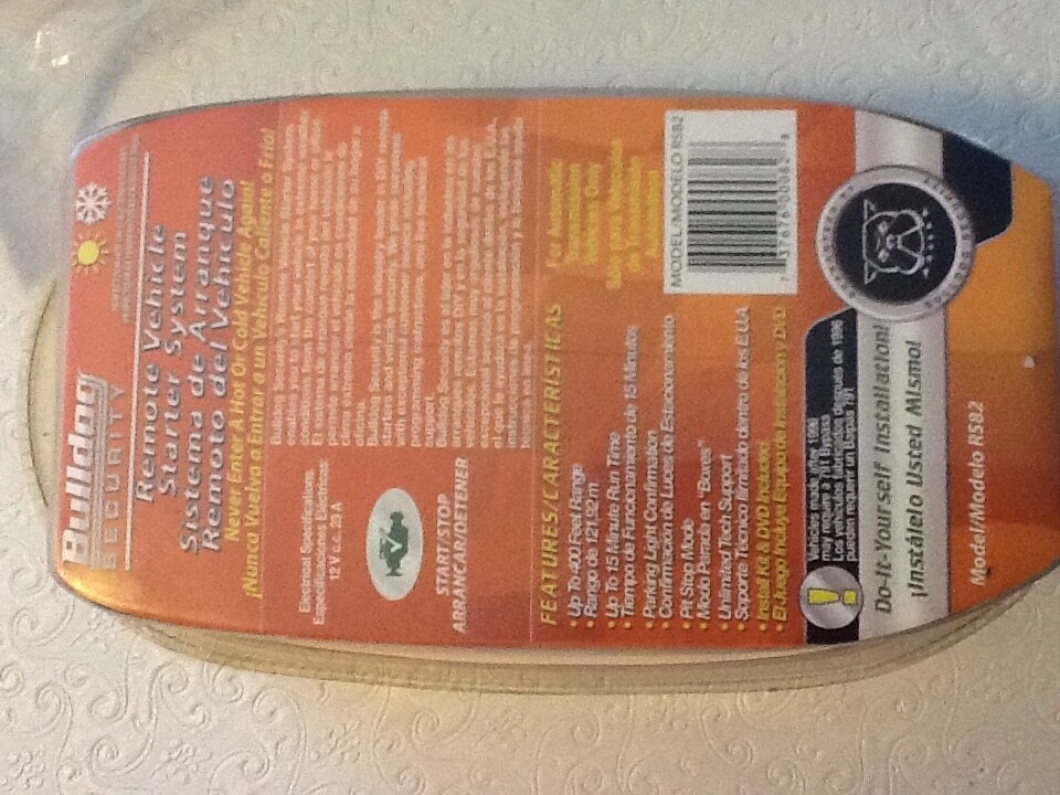 Bulldog Security Remote Vehicle Starter System - New In Box