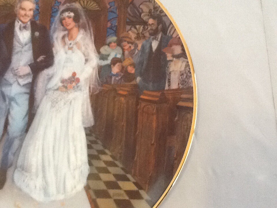 Portraits of American Brides Emily by Rob Sauber #4 Porcelain Plate PN 1105M