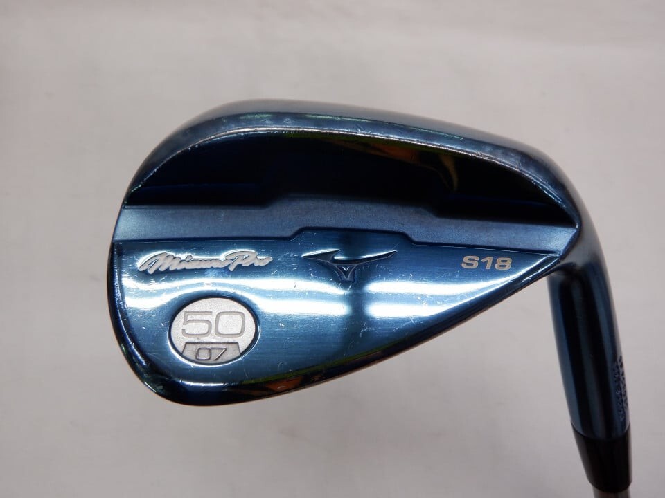 Mizuno Pro S18 Blue IP Wedge #50(1Club)/OTi/Flex:R/Wedge | eBay