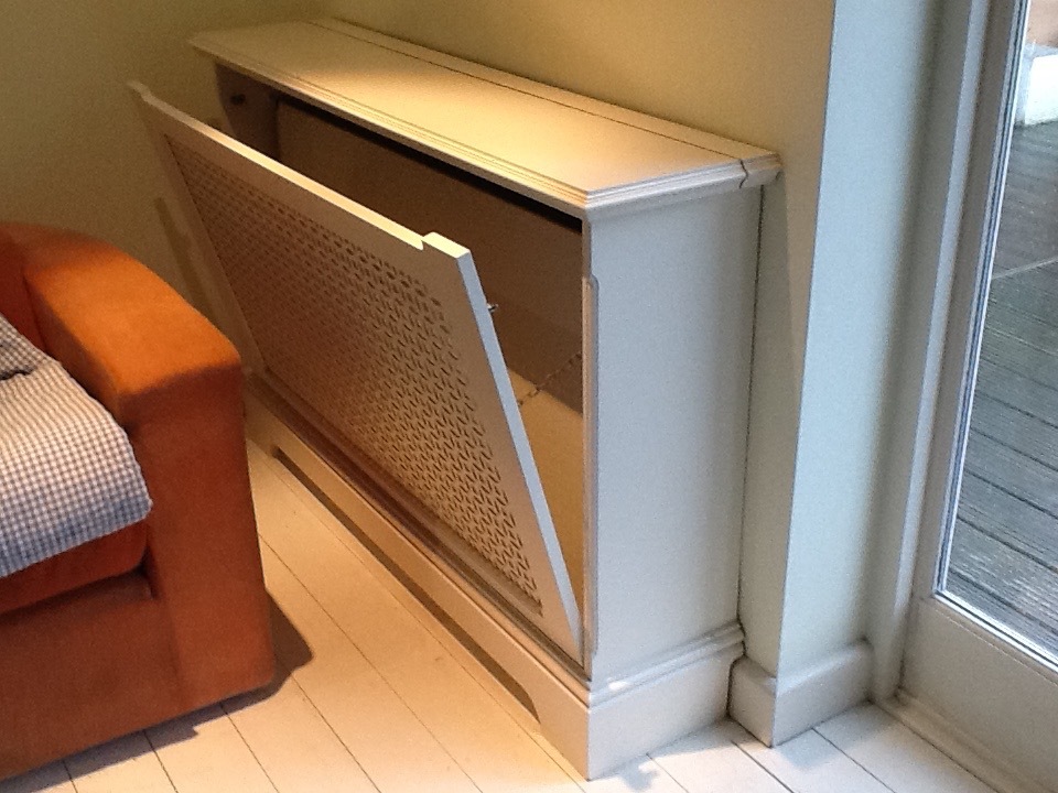 Radiator/storage heater cover, bespoke, excellent quality. in Sudbury