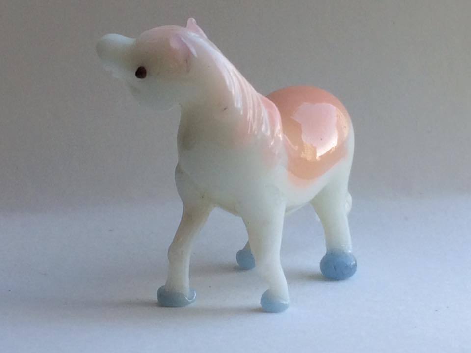 Italian art glass horse figurine